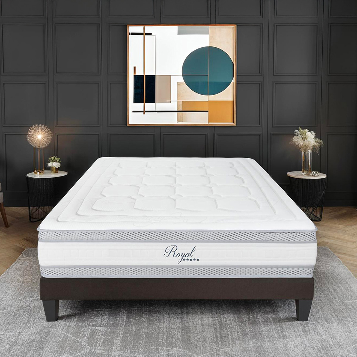 matelas memoire de forme 24 cm royal 5 hypsom