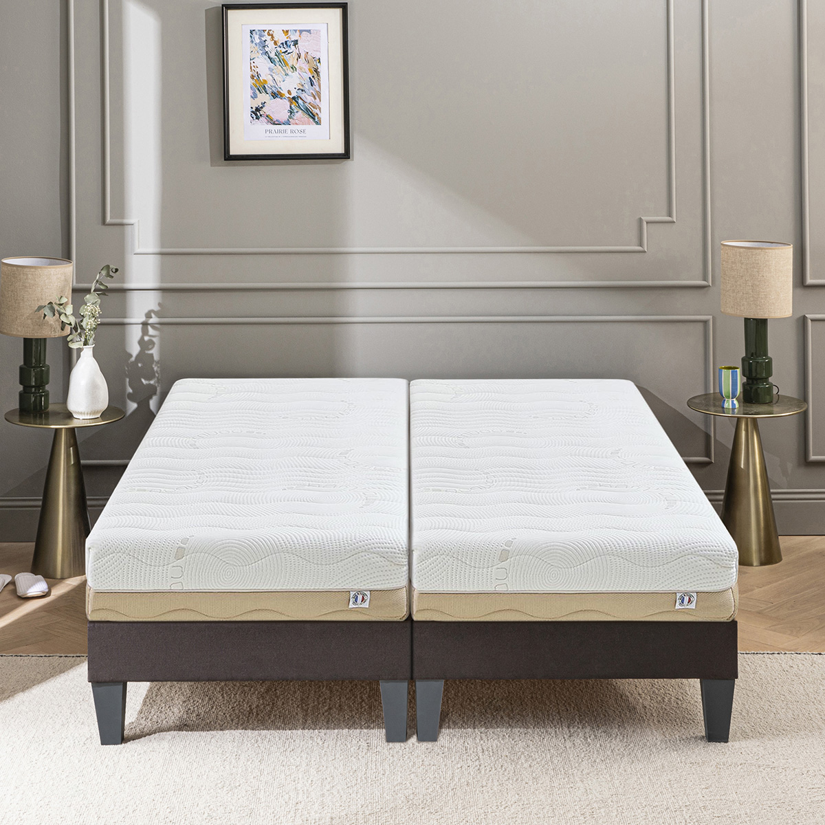 matelas memoire de forme 24 cm ondulato