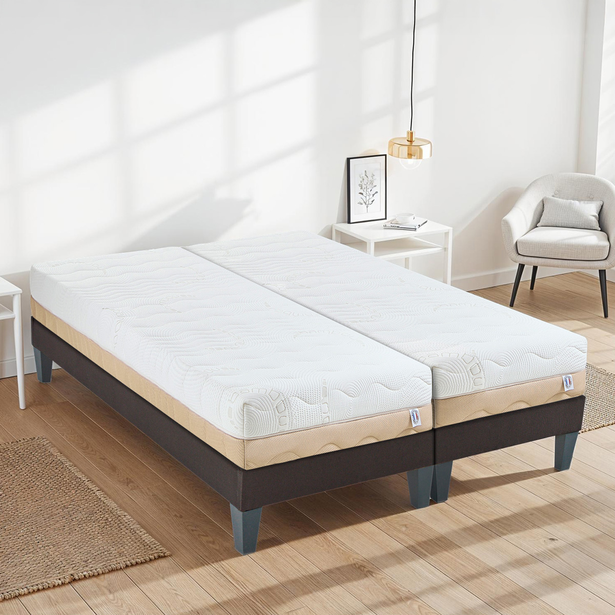 matelas memoire de forme 24 cm ondulato