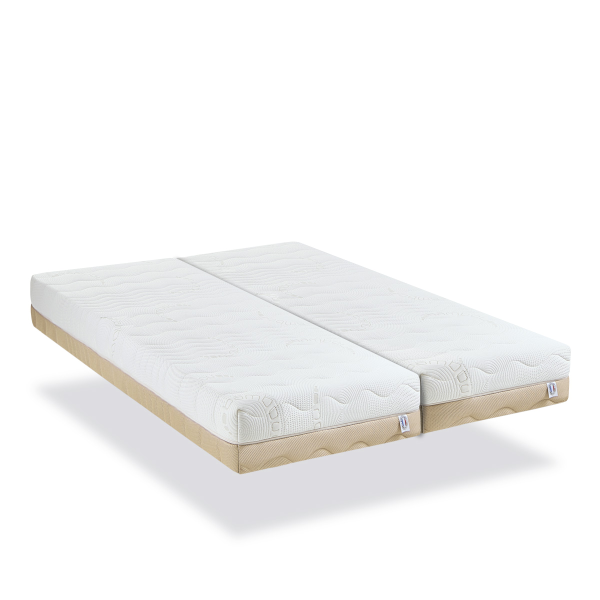 matelas memoire de forme 24 cm ondulato