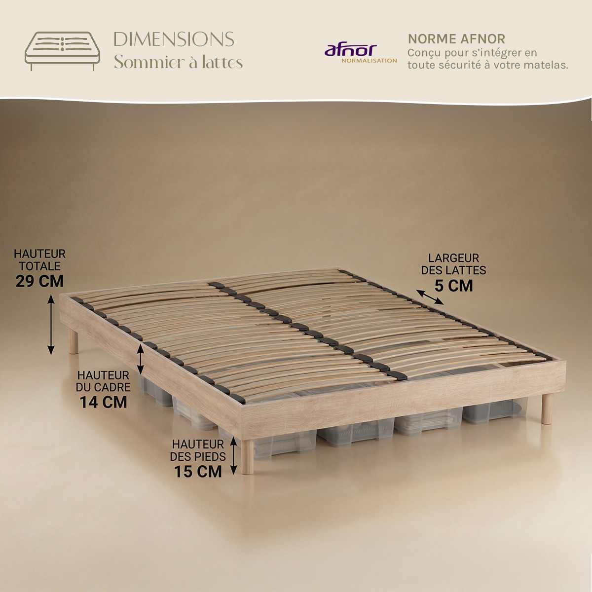 Sommier SELENA