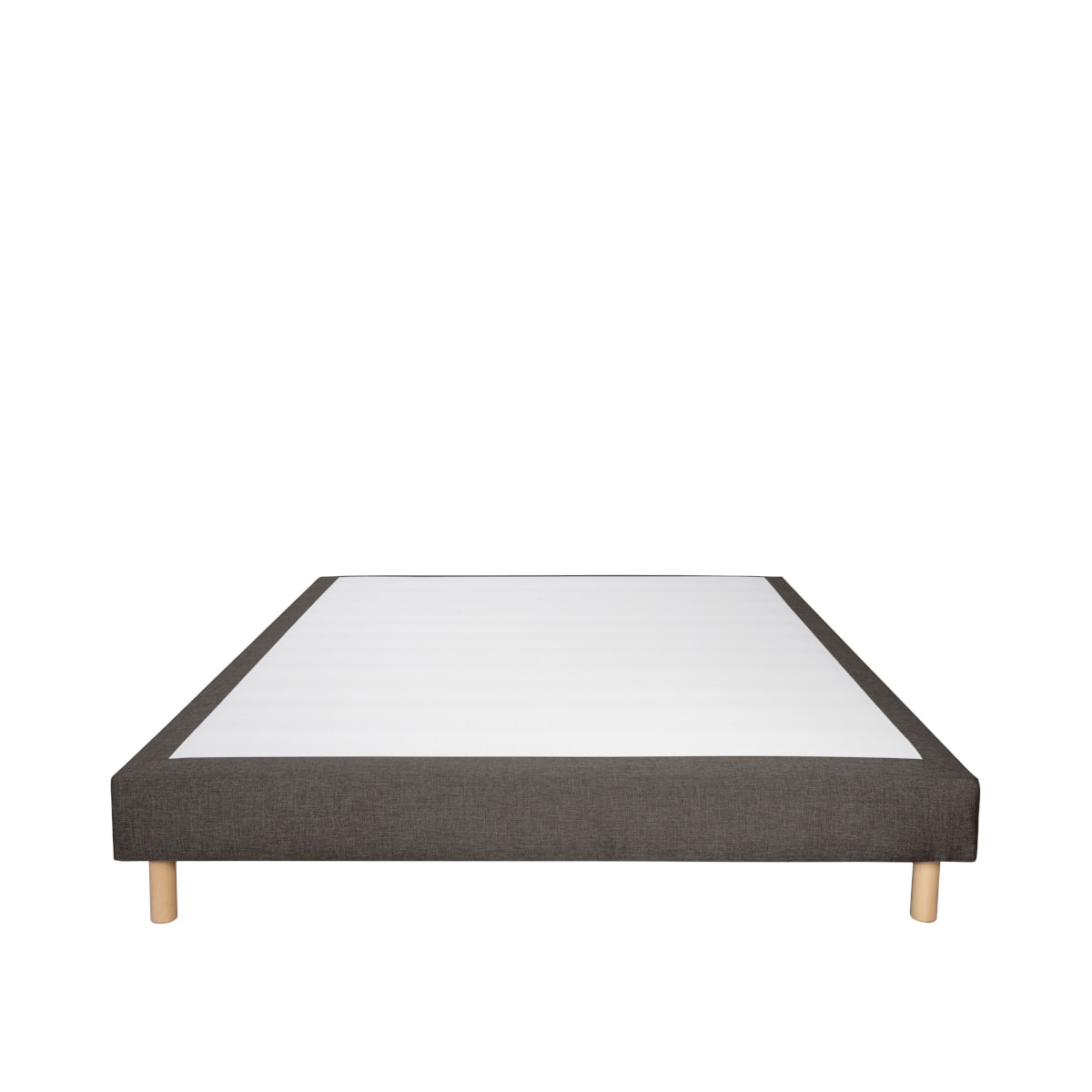 sommier tapissier tissu sisal taupe