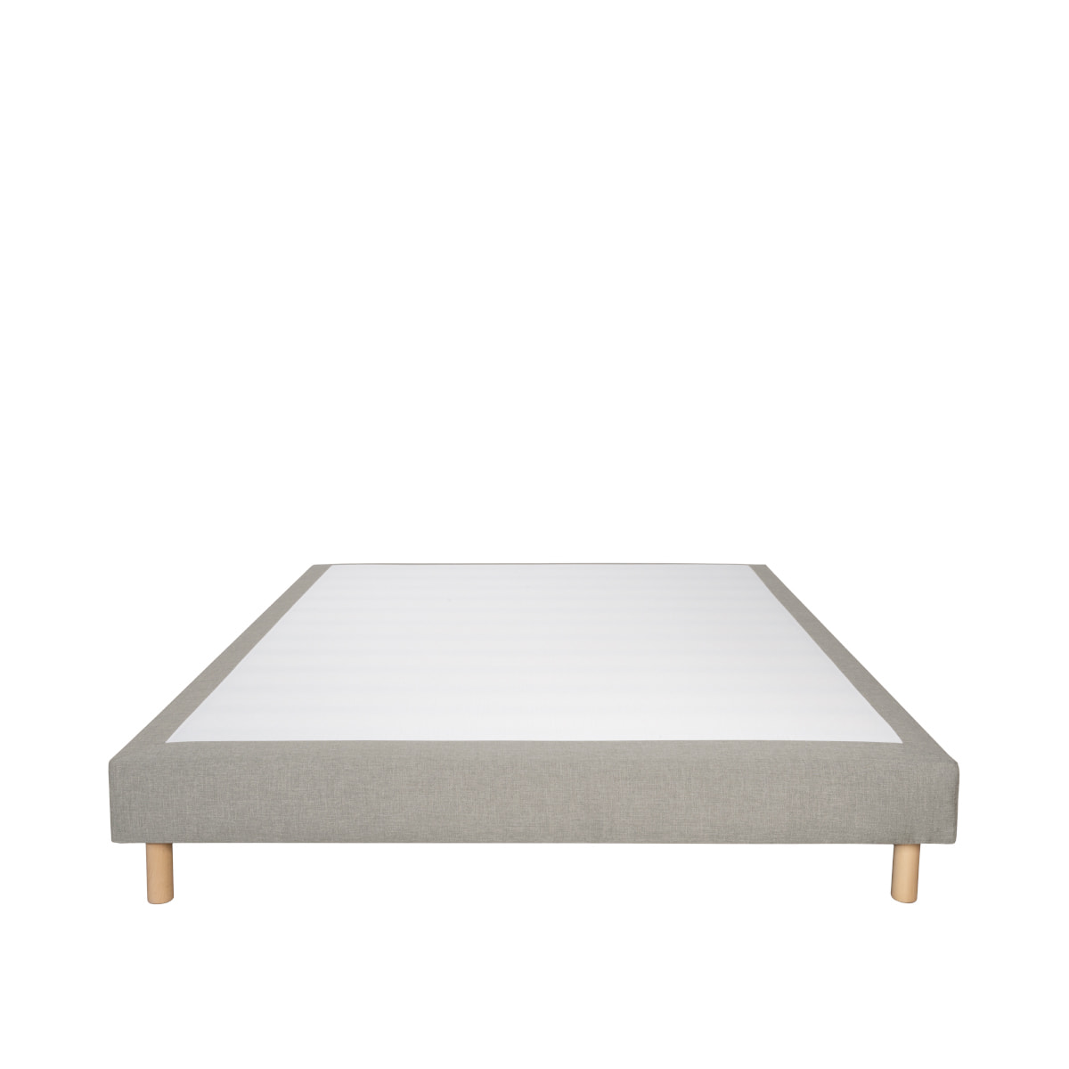 sommier tapissier tissu sisal pierre