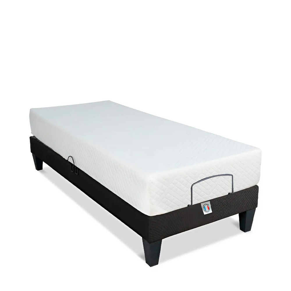 ensemble matelas memoire de forme absolu avec sommier amiral