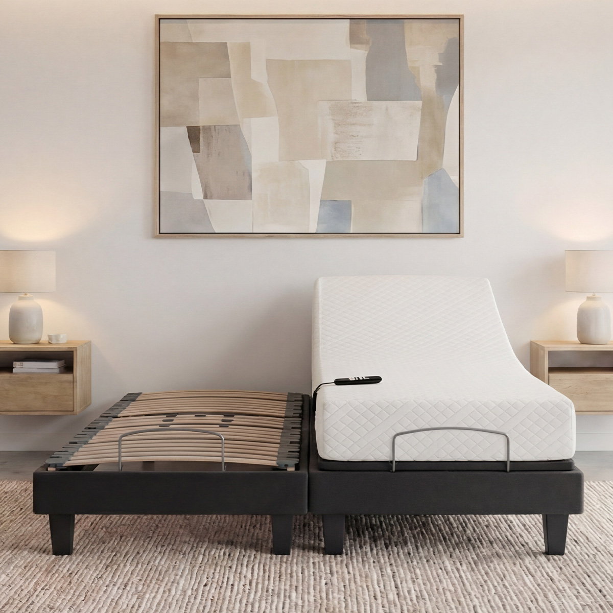 ensemble matelas memoire de forme absolu avec sommier amiral