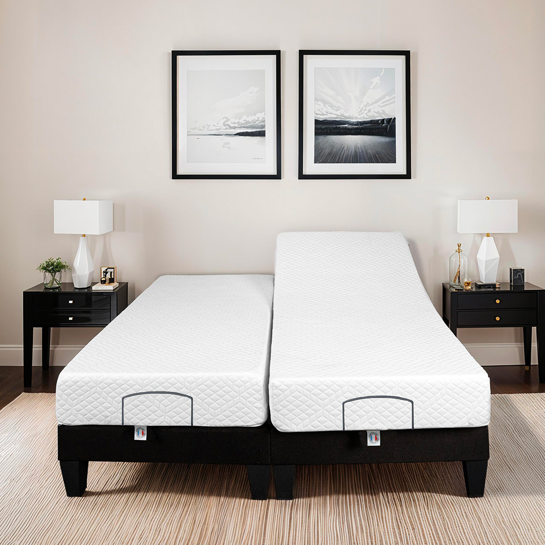 ensemble matelas memoire de forme absolu avec sommier rochereau