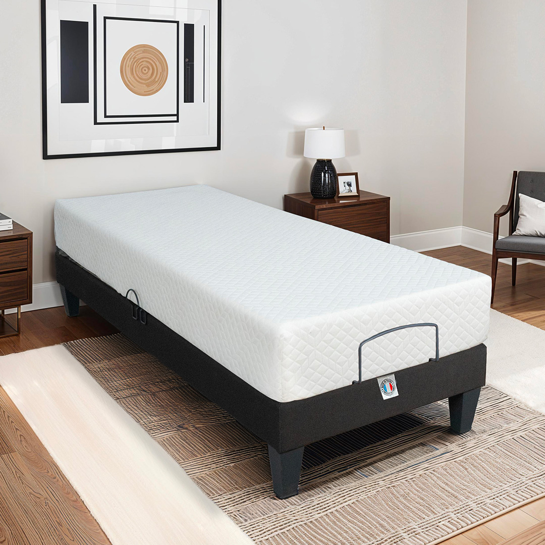 ensemble matelas memoire de forme absolu avec sommier mondor