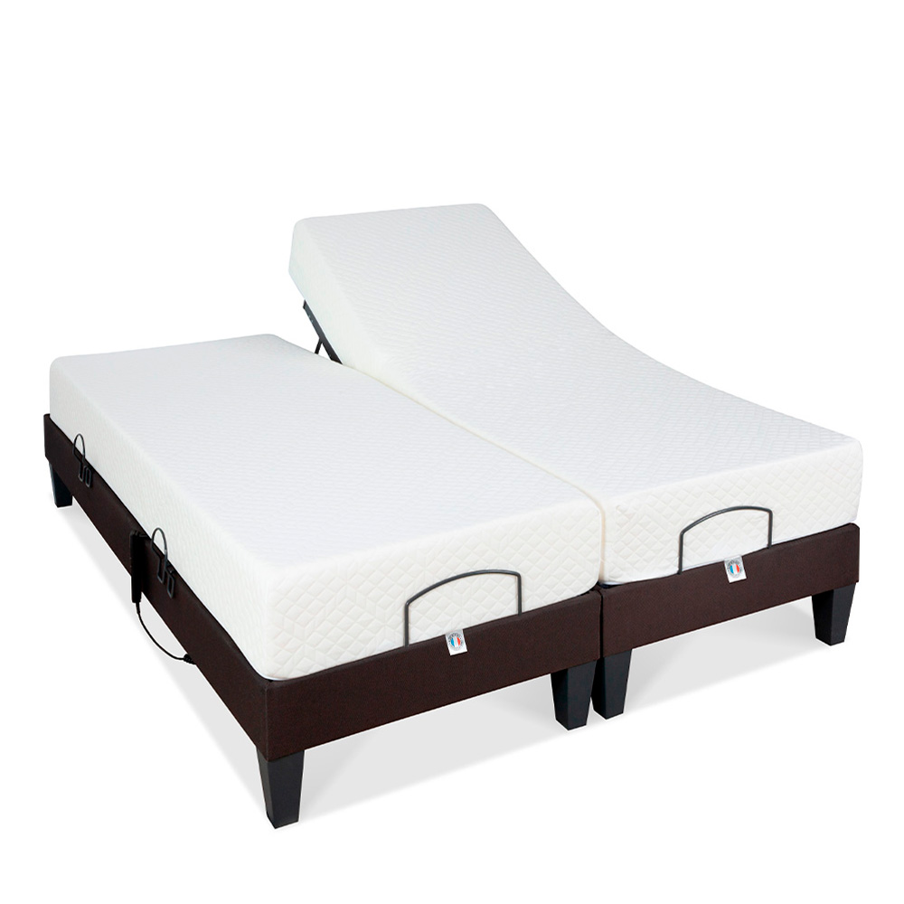 ensemble matelas memoire de forme absolu avec sommier mondor