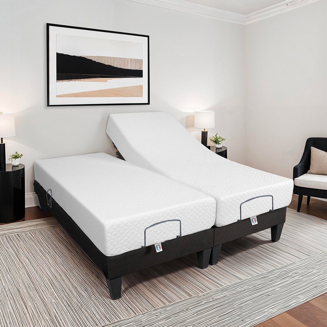 ensemble matelas memoire de forme absolu avec sommier mondor
