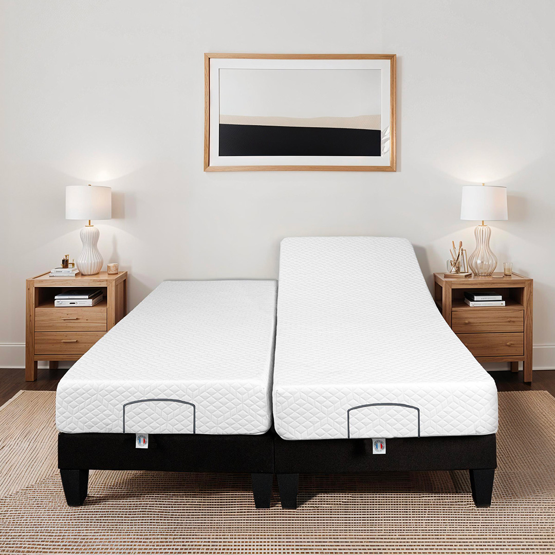 ensemble matelas memoire de forme absolu avec sommier mondor