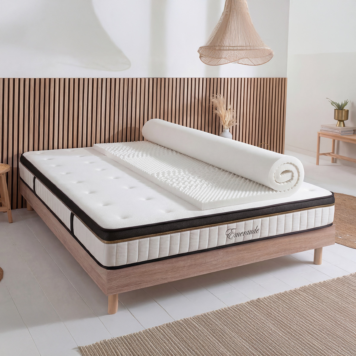 surmatelas memoire de forme 6 cm lunis