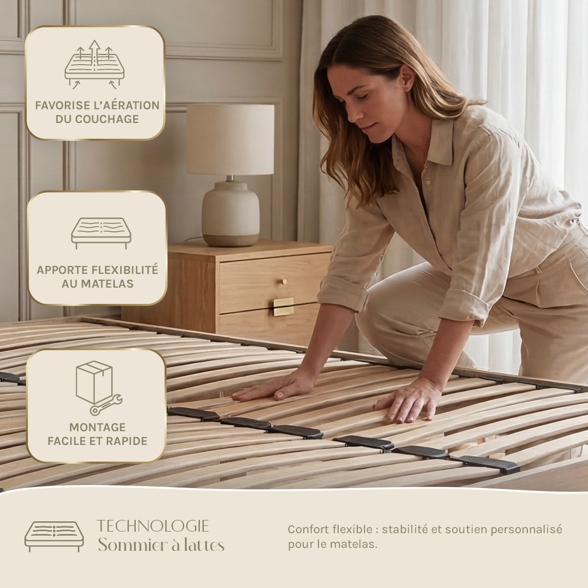 ensemble matelas altesse et sommier aurore